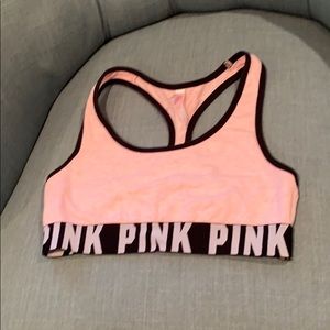PINK crop sports bra